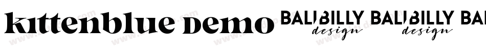 Kittenblue demo字体转换